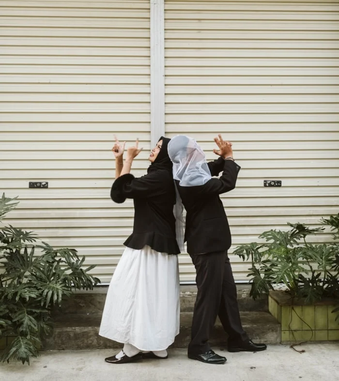 Salma & Rei, prewedding session in Blok M, Jakarta
