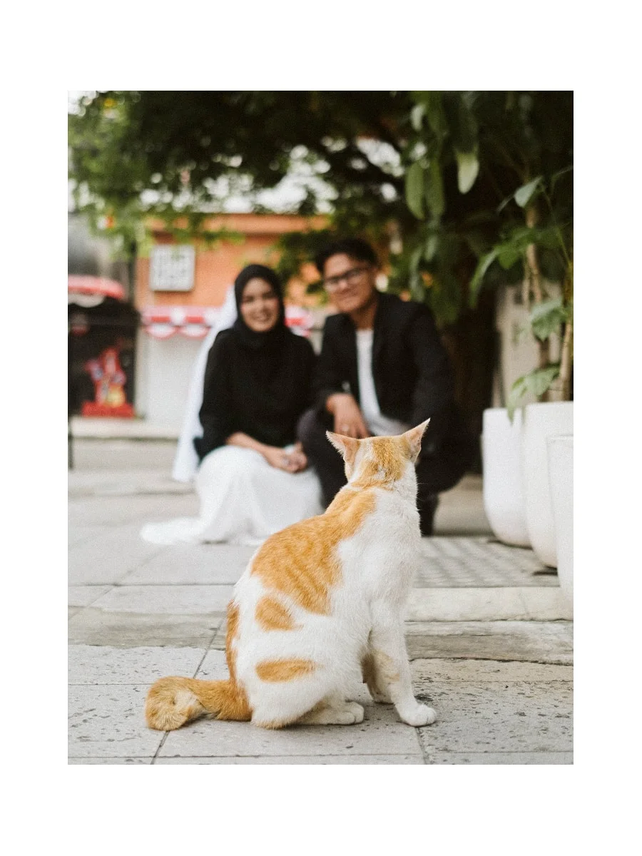 Salma & Rei, prewedding session in Blok M, Jakarta