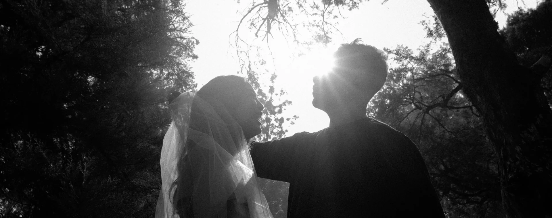 Golden hour prewedding photo